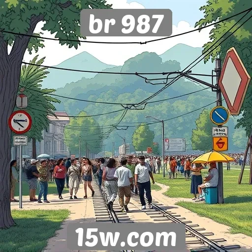 Análise do crescimento da comunidade no br 987